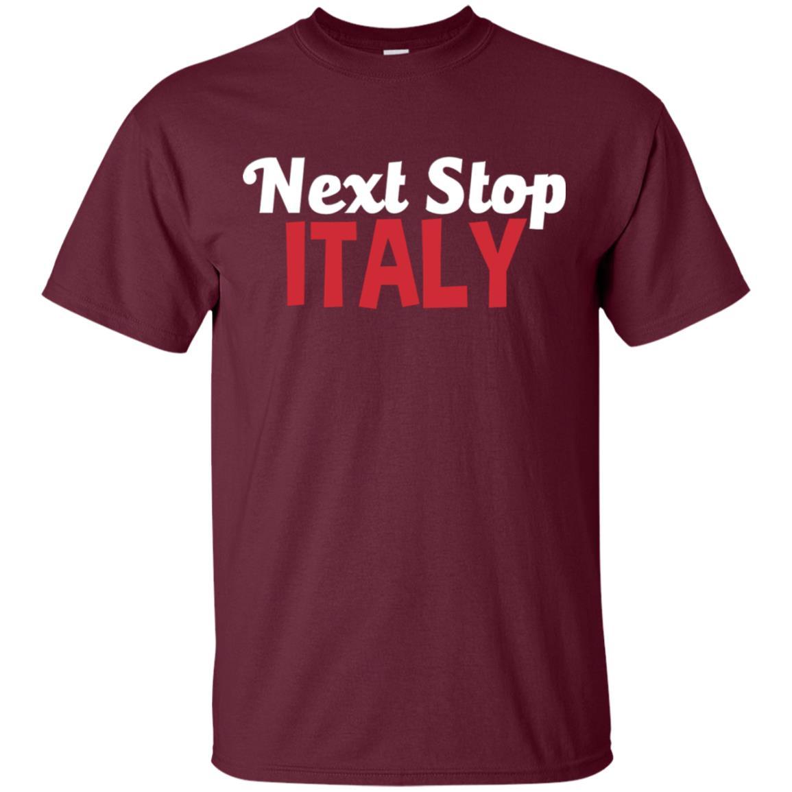 Next Stop Italy Short Sleeved Travel T-shirt 2 » Cool Gifts for You - Mfamilygift Next Stop Italy Short Sleeved Travel T-shirt 2