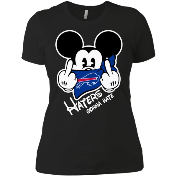 Nfl Buffalo Bills Haters Gonna Hate Mickey Mouse Shirt Ladies’ Boyfriend Shirt