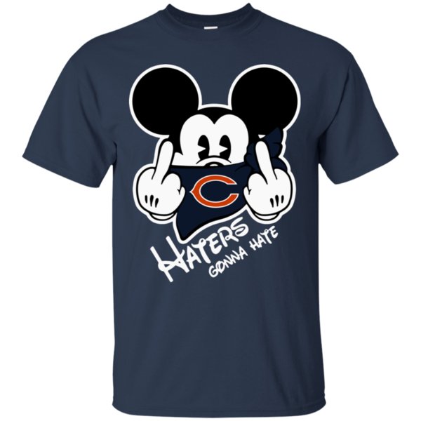 Nfl Chicago Bear Haters Gonna Hate Mickey Mouse Shirt Cotton Shirt 1 » Cool Gifts for You - Mfamilygift Nfl Chicago Bear Haters Gonna Hate Mickey Mouse Shirt Cotton Shirt 1