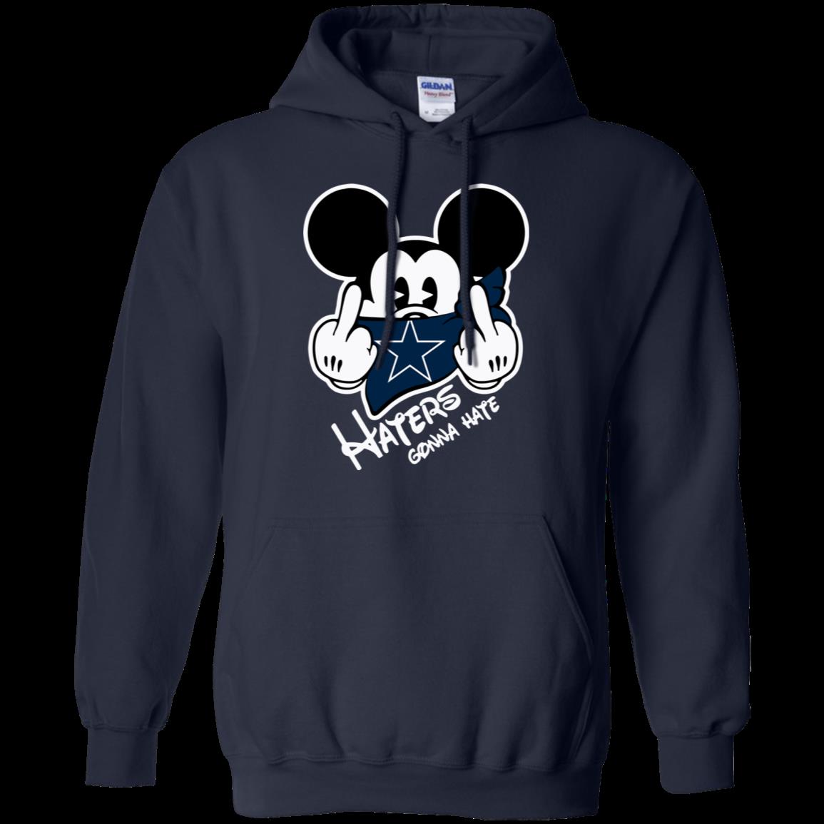 Nfl Dallas Cowboys Haters Gonna Hate Mickey Mouse Shirt Hoodie 1 » Cool Gifts for You - Mfamilygift Nfl Dallas Cowboys Haters Gonna Hate Mickey Mouse Shirt Hoodie 1
