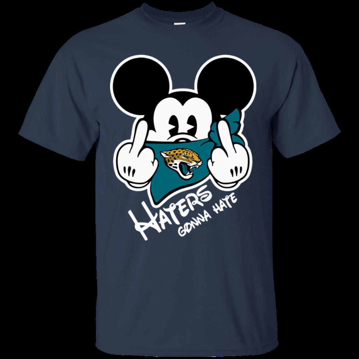 Nfl Jacksonville Jaguars Haters Gonna Hate Mickey Mouse Shirt Cotton Shirt 1 » Cool Gifts for You - Mfamilygift Nfl Jacksonville Jaguars Haters Gonna Hate Mickey Mouse Shirt Cotton Shirt 1