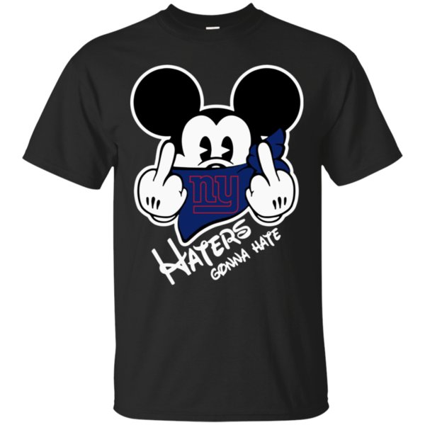 Nfl New York Giants Haters Gonna Hate Mickey Mouse Shirt Cotton Shirt 2 » Cool Gifts for You - Mfamilygift Nfl New York Giants Haters Gonna Hate Mickey Mouse Shirt Cotton Shirt 2