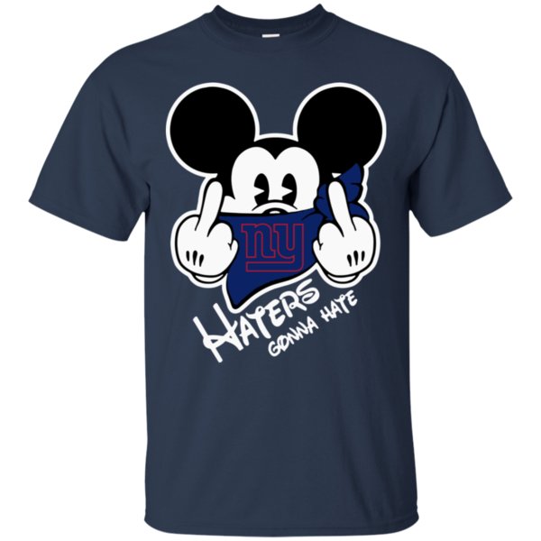 Nfl New York Giants Haters Gonna Hate Mickey Mouse Shirt Cotton Shirt 3 » Cool Gifts for You - Mfamilygift Nfl New York Giants Haters Gonna Hate Mickey Mouse Shirt Cotton Shirt 3