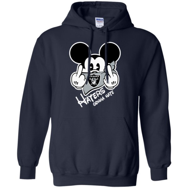 Nfl Oakland Raiders Haters Gonna Hate Mickey Mouse Shirt Hoodie 1 » Cool Gifts for You - Mfamilygift Nfl Oakland Raiders Haters Gonna Hate Mickey Mouse Shirt Hoodie 1