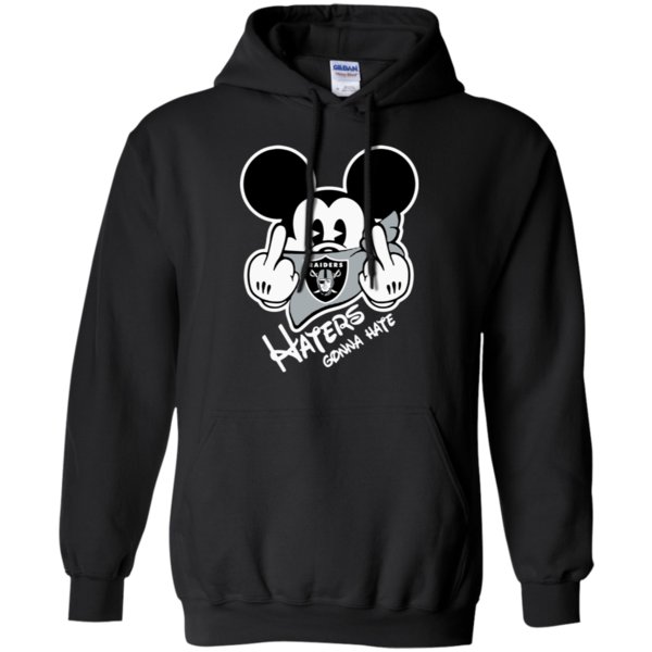 Nfl Oakland Raiders Haters Gonna Hate Mickey Mouse Shirt Hoodie 2 » Cool Gifts for You - Mfamilygift Nfl Oakland Raiders Haters Gonna Hate Mickey Mouse Shirt Hoodie 2