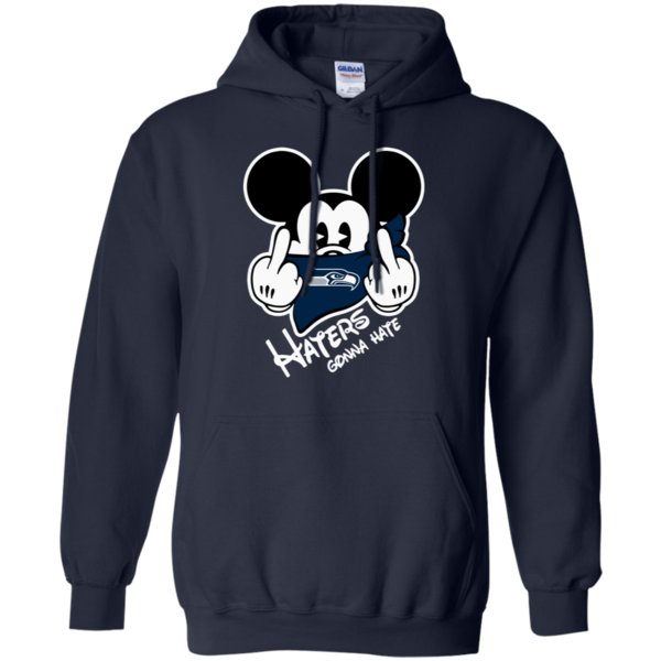 Nfl Seattle Seahawks Haters Gonna Hate Mickey Mouse Shirt Hoodie 1 » Cool Gifts for You - Mfamilygift Nfl Seattle Seahawks Haters Gonna Hate Mickey Mouse Shirt Hoodie 1