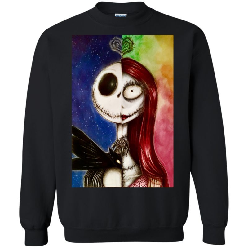 Nightmare Before Christmas Shirts Jack And Sally Portrait T Shirt Hoodies Sweatshirt Nightmare Before Christmas Shirts Jack And Sally Portrait T Shirt Hoodies Sweatshirt