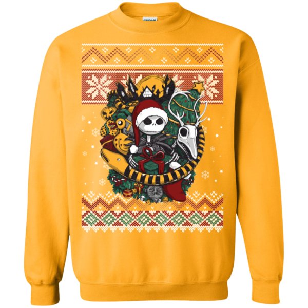 Nightmare Before Christmas Ugly Christmas Sweater 1 » Cool Gifts for You - Mfamilygift Nightmare Before Christmas Ugly Christmas Sweater 1