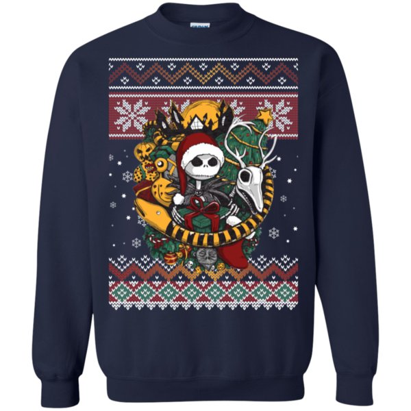 Nightmare Before Christmas Ugly Christmas Sweater 4 » Cool Gifts for You - Mfamilygift Nightmare Before Christmas Ugly Christmas Sweater 4