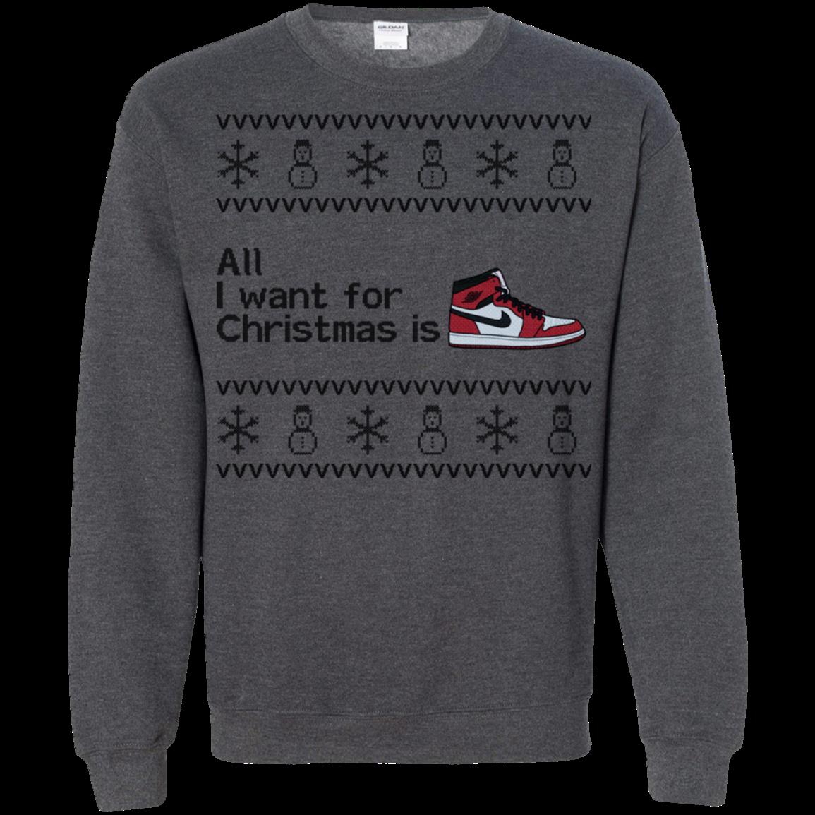 Nike Shoes Ugly Christmas Shirts All I Want For Christmas T Shirt Hoodies Sweatshirt 2 » Cool Gifts for You - Mfamilygift Nike Shoes Ugly Christmas Shirts All I Want For Christmas T Shirt Hoodies Sweatshirt 2