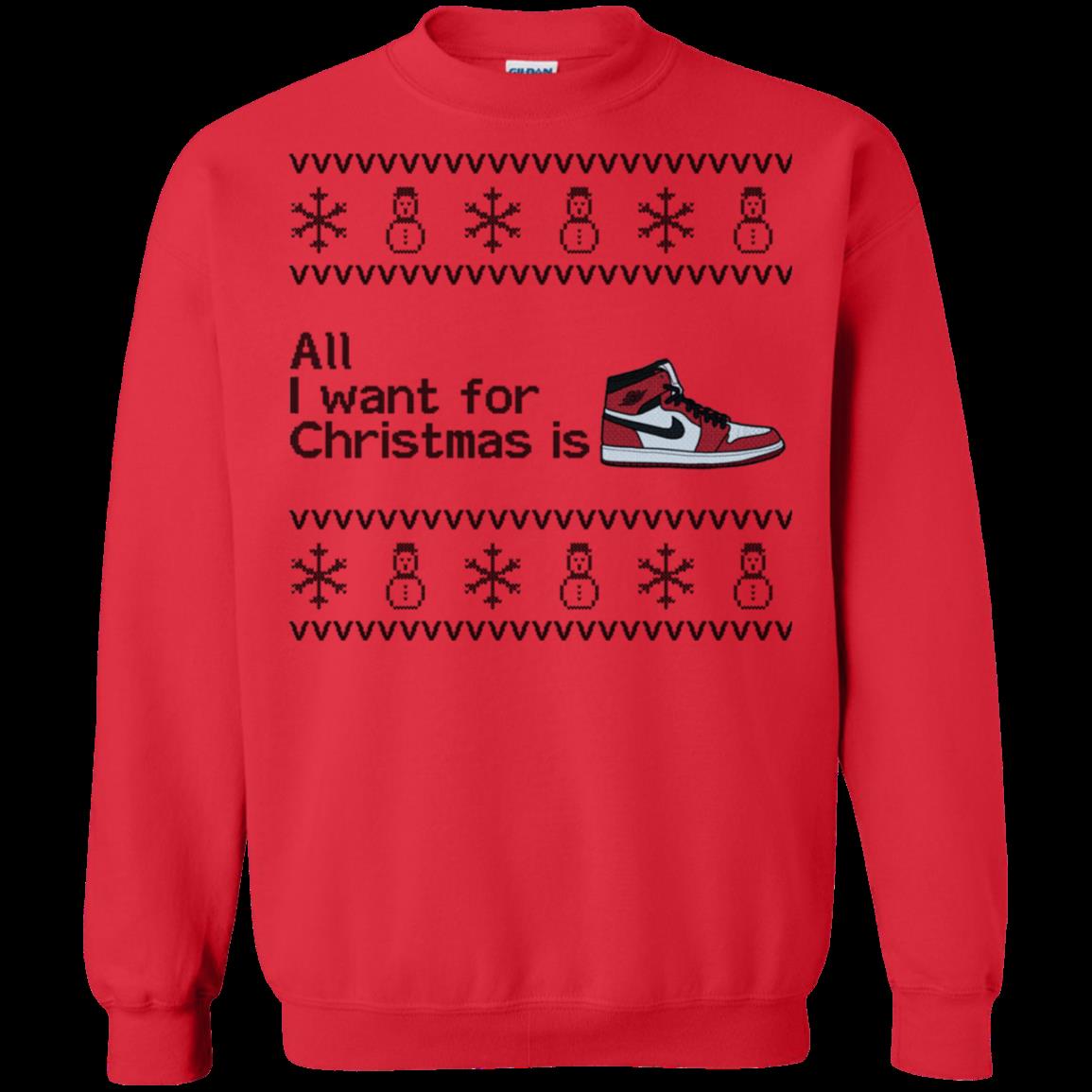 Nike Shoes Ugly Christmas Shirts All I Want For Christmas T Shirt Hoodies Sweatshirt 4 » Cool Gifts for You - Mfamilygift Nike Shoes Ugly Christmas Shirts All I Want For Christmas T Shirt Hoodies Sweatshirt 4