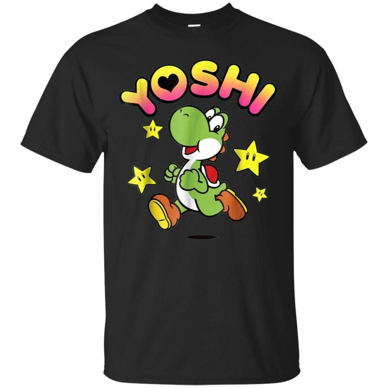 Nintendo Super Mario Yoshi Star Power Sprint Graphic T-shirt Nintendo Super Mario Yoshi Star Power Sprint Graphic T-shirt