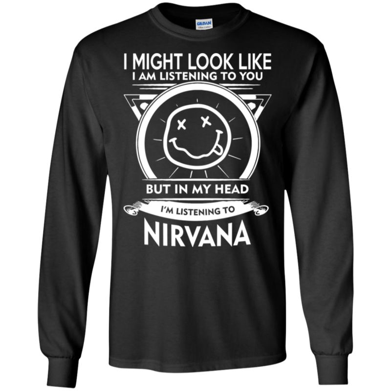 Nirvana But In My Head I’m Listening To Nirvana T Shirt Hoodies Sweatshirt 3 » Cool Gifts for You - Mfamilygift Nirvana But In My Head I’m Listening To Nirvana T Shirt Hoodies Sweatshirt 3