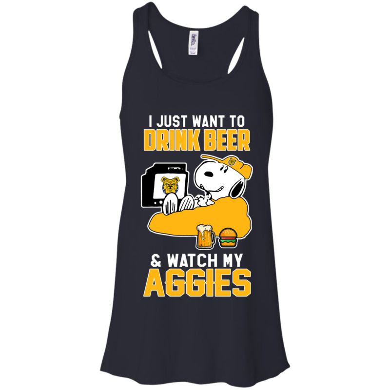 North Carolina A&t Aggies Snoopy Shirts Just Want To Drink Beer & Watch 4 » Cool Gifts for You - Mfamilygift North Carolina A&t Aggies Snoopy Shirts Just Want To Drink Beer & Watch 4