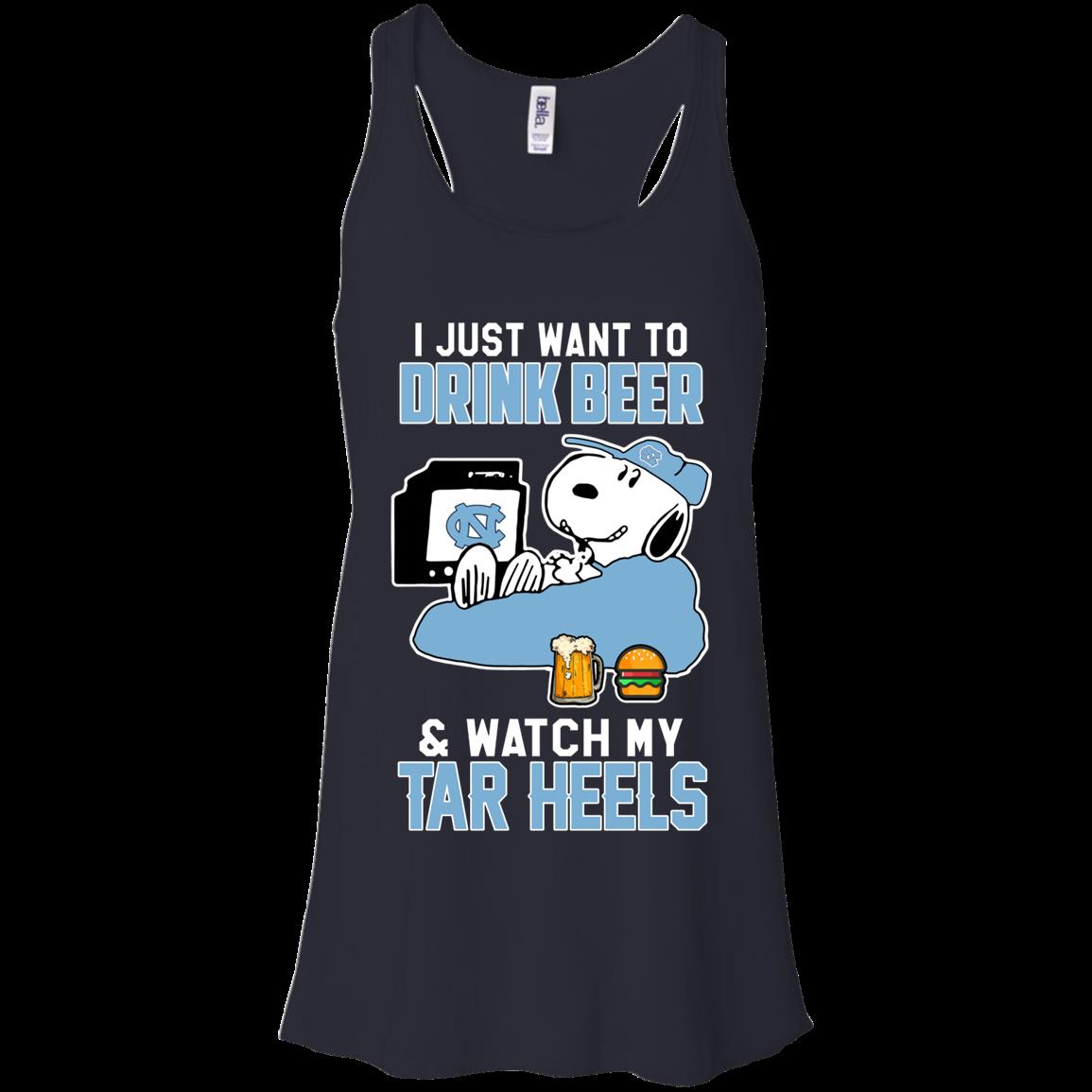 North Carolina Tar Heels Snoopy Shirts Just Want To Drink Beer & Watch 4 » Cool Gifts for You - Mfamilygift North Carolina Tar Heels Snoopy Shirts Just Want To Drink Beer & Watch 4