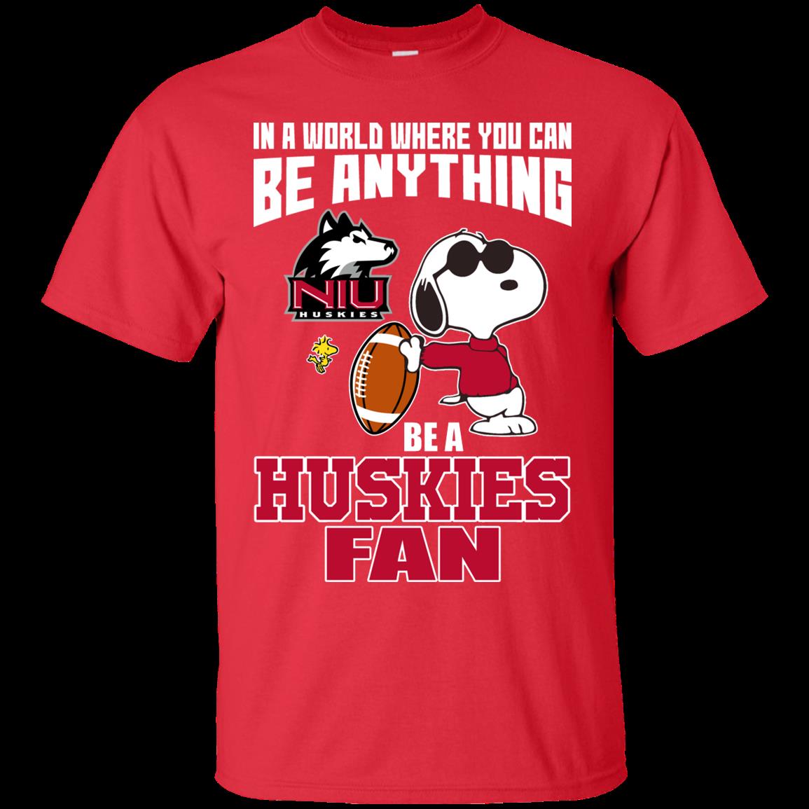 Northern Illinois Huskies Snoopy Shirts Be A Fan 2 » Cool Gifts for You - Mfamilygift Northern Illinois Huskies Snoopy Shirts Be A Fan 2