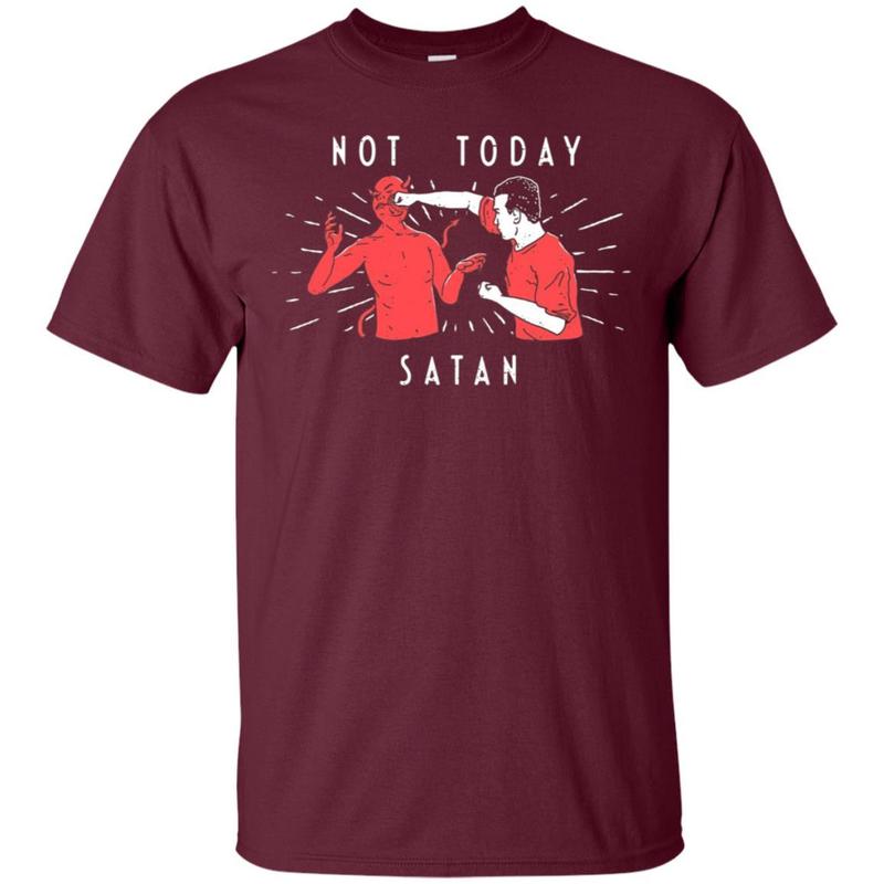 Not Today Satan Tshirt – Christian Shirt / Men, Women, Kids 2 » Cool Gifts for You - Mfamilygift Not Today Satan Tshirt – Christian Shirt / Men, Women, Kids 2