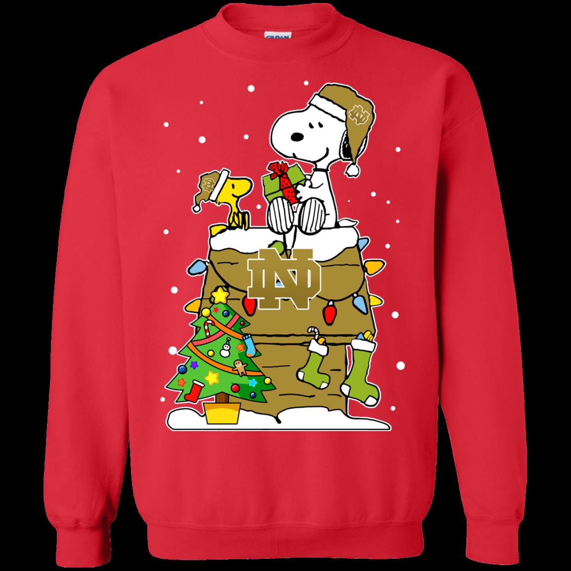Notre Dame Fighting Irish Ugly Christmas Sweaters Snoopy Woodstock Hoodies Sweatshirts 4 » Cool Gifts for You - Mfamilygift Notre Dame Fighting Irish Ugly Christmas Sweaters Snoopy Woodstock Hoodies Sweatshirts 4