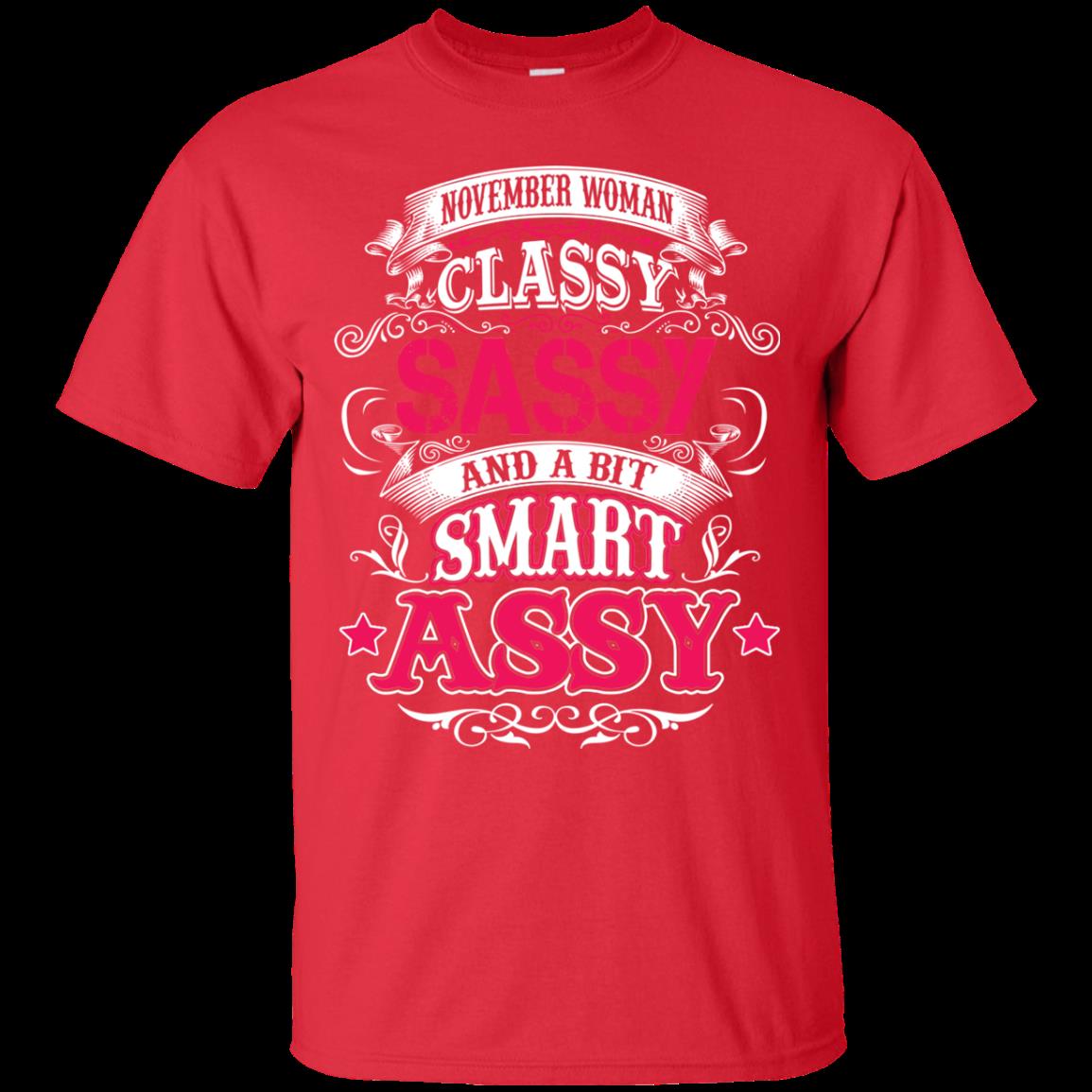 November Woman Shirts Classy Sassy And A Bit Smart Assy 2 » Cool Gifts for You - Mfamilygift November Woman Shirts Classy Sassy And A Bit Smart Assy 2