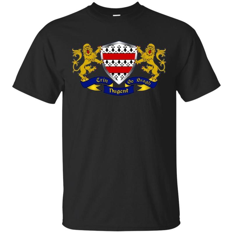 Nugent Irish Coat Of Arms Long Sleeve T-shirt Nugent Irish Coat Of Arms Long Sleeve T-shirt