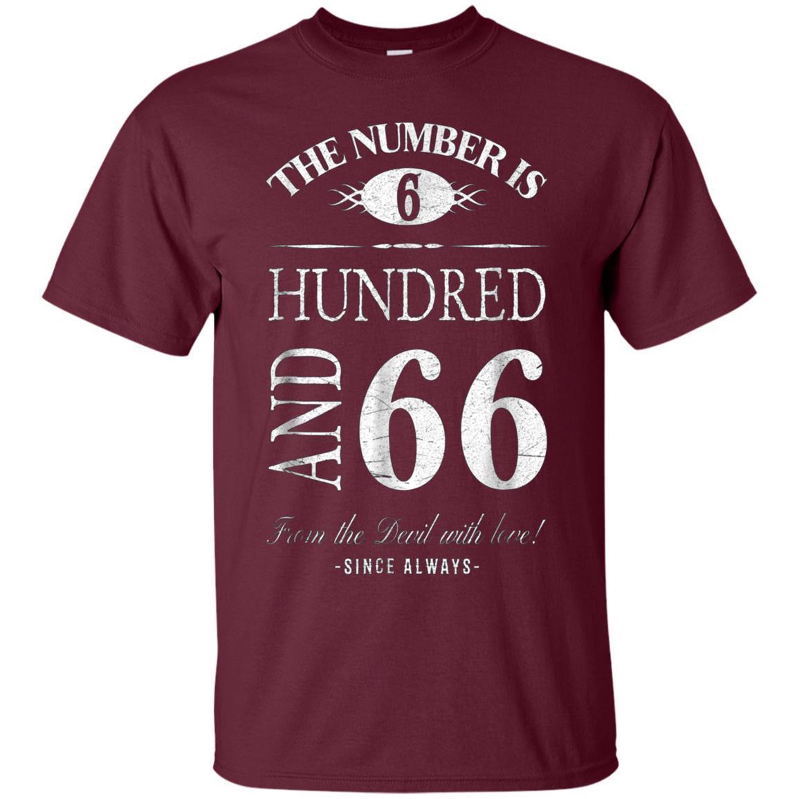 Number 666 T Shirt Rock Clothing 2 » Cool Gifts for You - Mfamilygift Number 666 T Shirt Rock Clothing 2