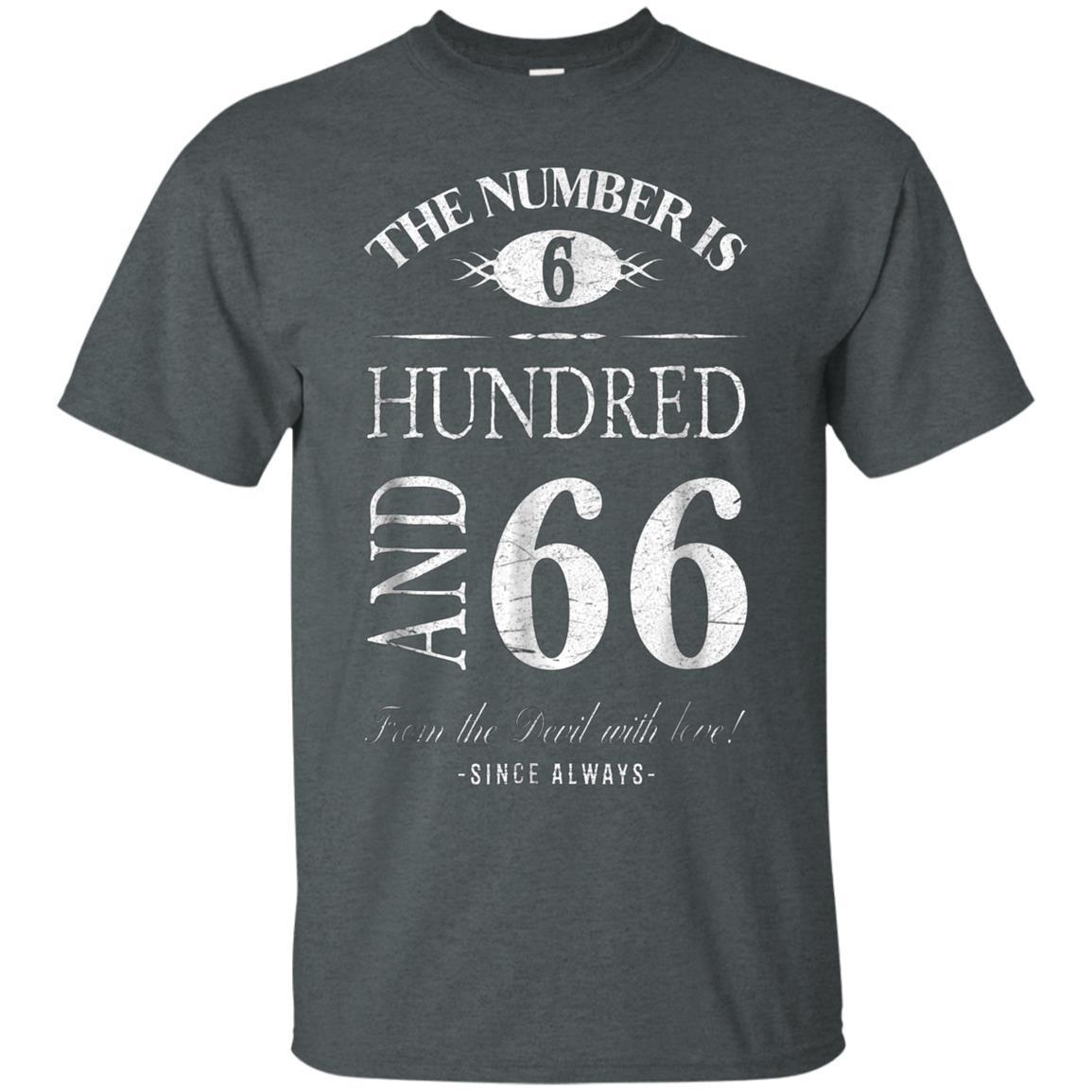 Number 666 T Shirt Rock Clothing 4 » Cool Gifts for You - Mfamilygift Number 666 T Shirt Rock Clothing 4