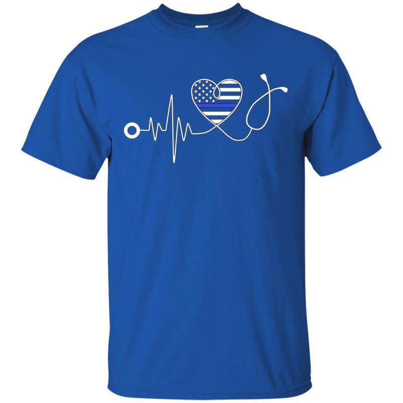 Nurse Police Heartbeat Shirt 3 » Cool Gifts for You - Mfamilygift Nurse Police Heartbeat Shirt 3