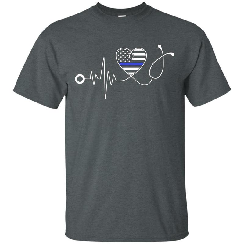 Nurse Police Heartbeat Shirt 4 » Cool Gifts for You - Mfamilygift Nurse Police Heartbeat Shirt 4