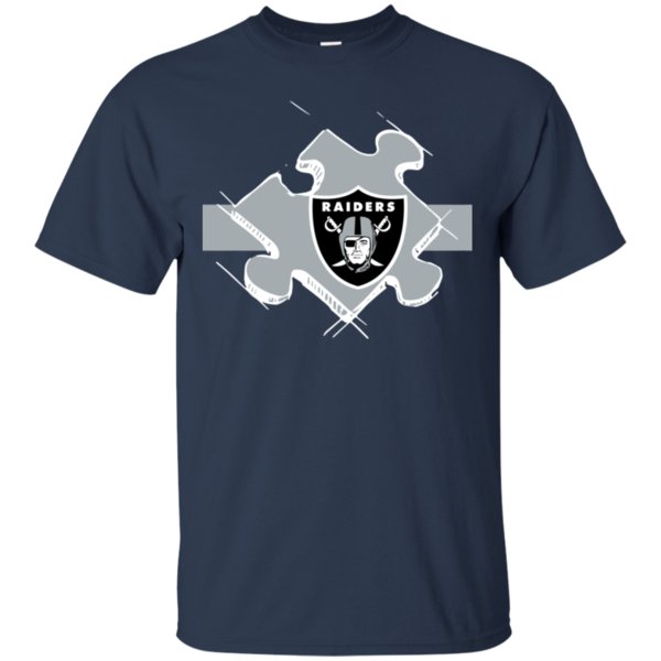 Oakland Raiders Autism Shirt Cotton Shirt 1 » Cool Gifts for You - Mfamilygift Oakland Raiders Autism Shirt Cotton Shirt 1