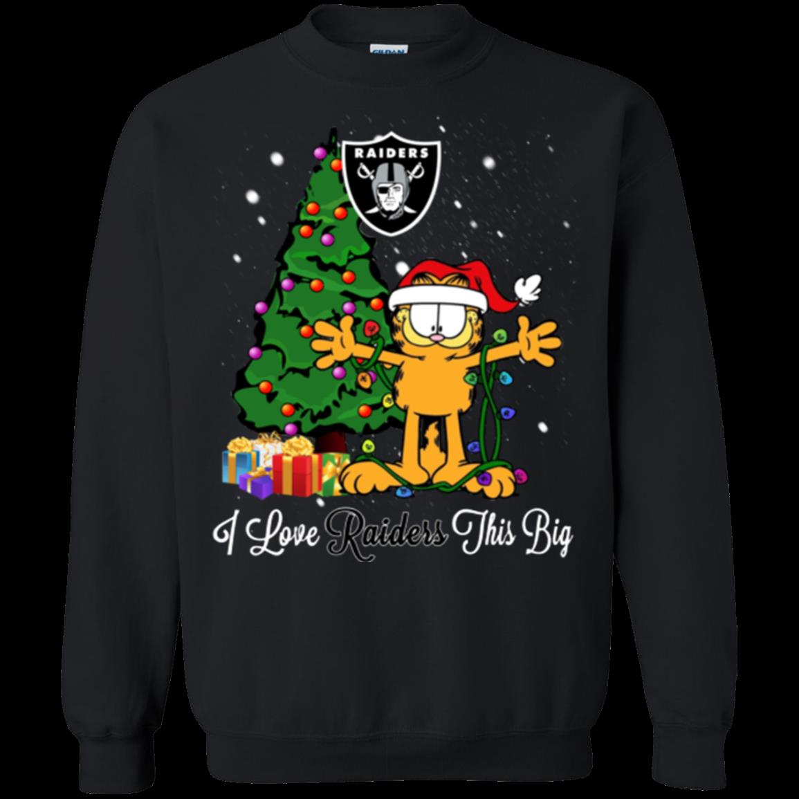 Oakland Raiders Garfield Ugly Christmas Sweaters