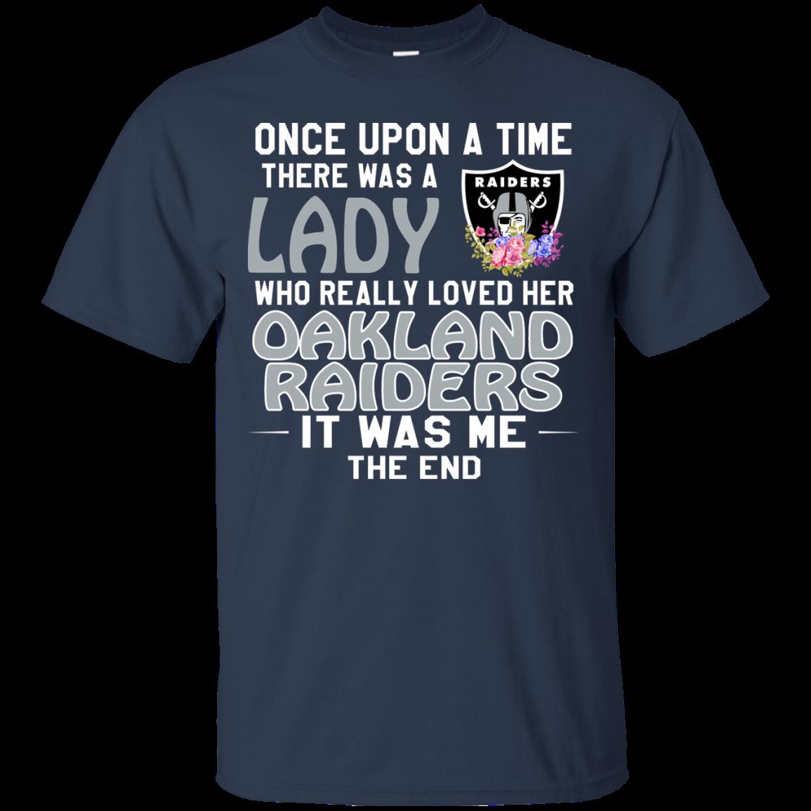 Oakland Raiders Lady Funny Shirts Once Upon A Time 1 » Cool Gifts for You - Mfamilygift Oakland Raiders Lady Funny Shirts Once Upon A Time 1