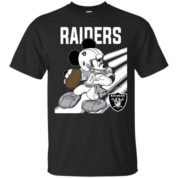 Oakland Raiders Mickey Mouse Disney Nfl Shirt Cotton Shirt Oakland Raiders Mickey Mouse Disney Nfl Shirt Cotton Shirt