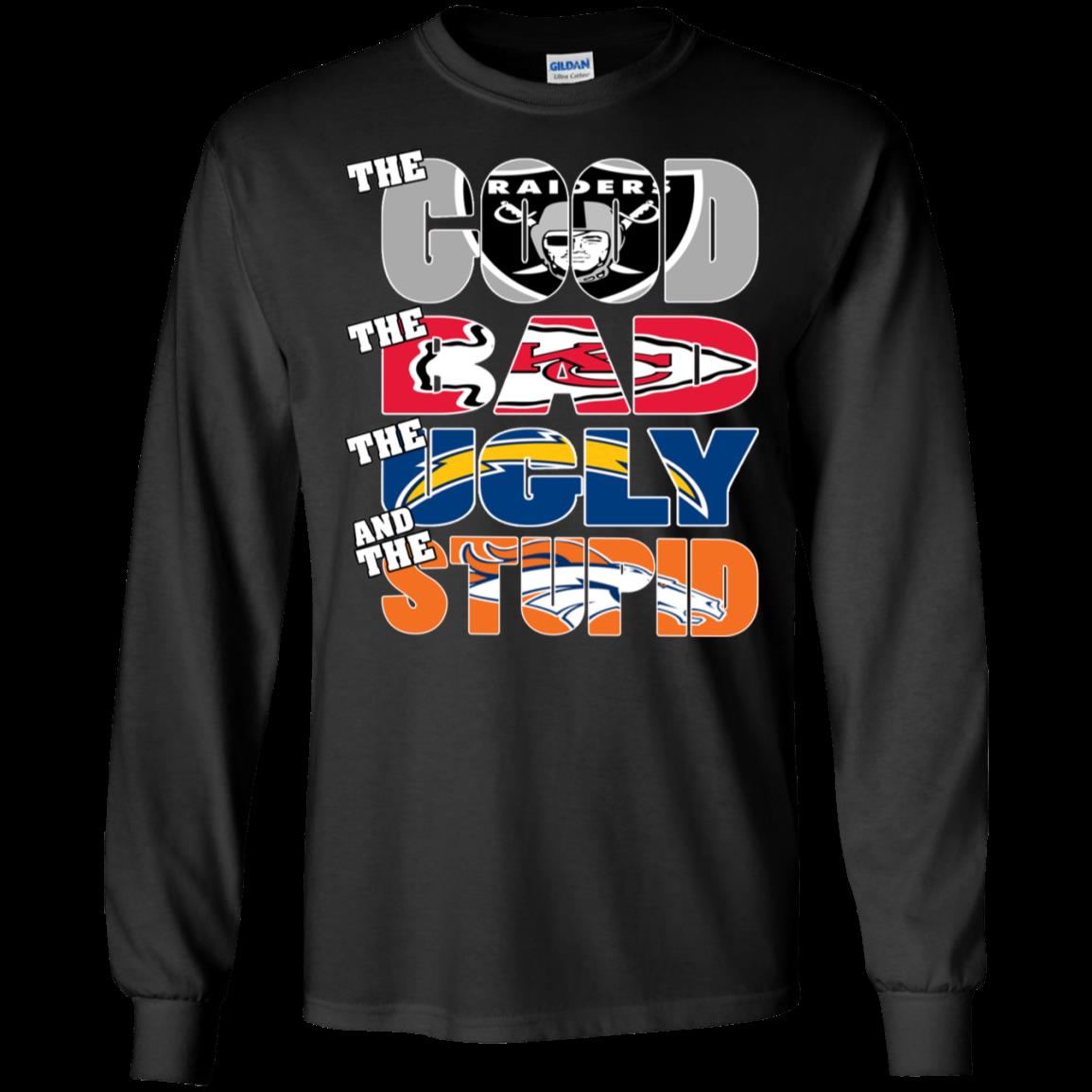 Oakland Raiders The Good The Bad The Ugly And The Stupid Christmas Ugly Sweater T Shirt Hoodies Sweatshirt 3 » Cool Gifts for You - Mfamilygift Oakland Raiders The Good The Bad The Ugly And The Stupid Christmas Ugly Sweater T Shirt Hoodies Sweatshirt 3