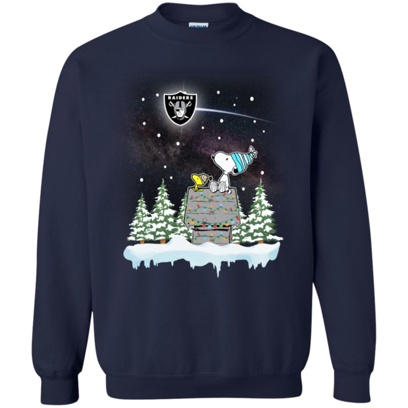 Oakland Raiders Ugly Christmas Sweater Snoopy Woodstock 1 » Cool Gifts for You - Mfamilygift Oakland Raiders Ugly Christmas Sweater Snoopy Woodstock 1