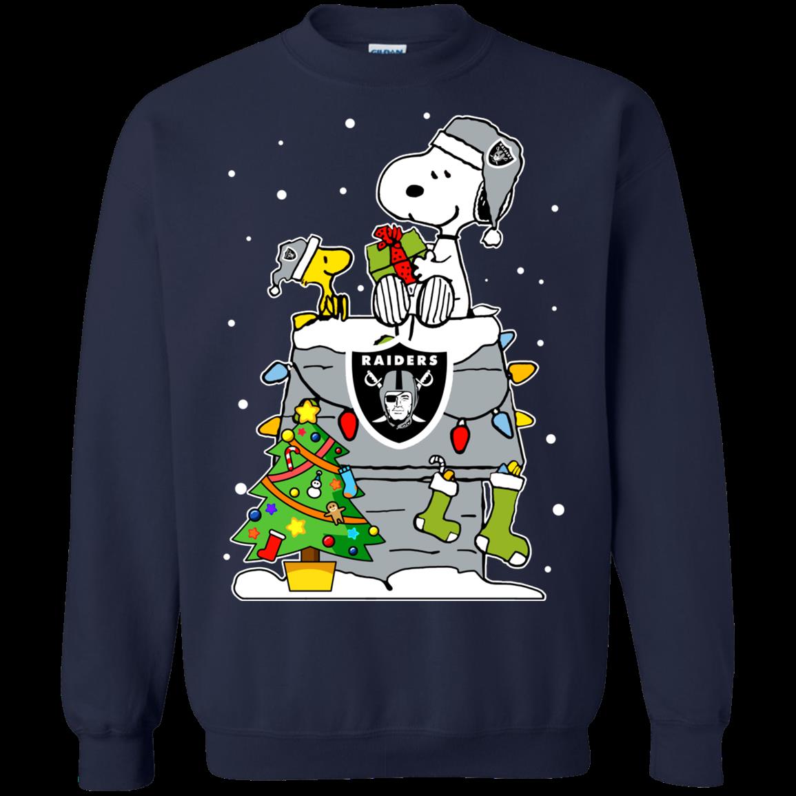 Oakland Raiders Ugly Christmas Sweaters Snoopy Hoodies Sweatshirts 1 » Cool Gifts for You - Mfamilygift Oakland Raiders Ugly Christmas Sweaters Snoopy Hoodies Sweatshirts 1
