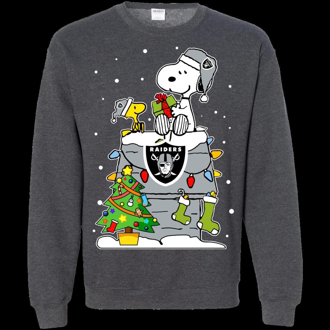Oakland Raiders Ugly Christmas Sweaters Snoopy Hoodies Sweatshirts 2 » Cool Gifts for You - Mfamilygift Oakland Raiders Ugly Christmas Sweaters Snoopy Hoodies Sweatshirts 2