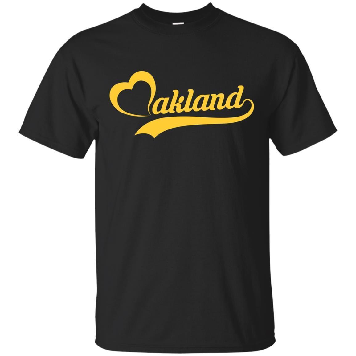 Oakland T-shirt – Baseball Style Tee With Heart
