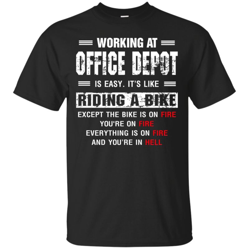 Office Depot Worker Shirts It’s Like Riding A Bike
