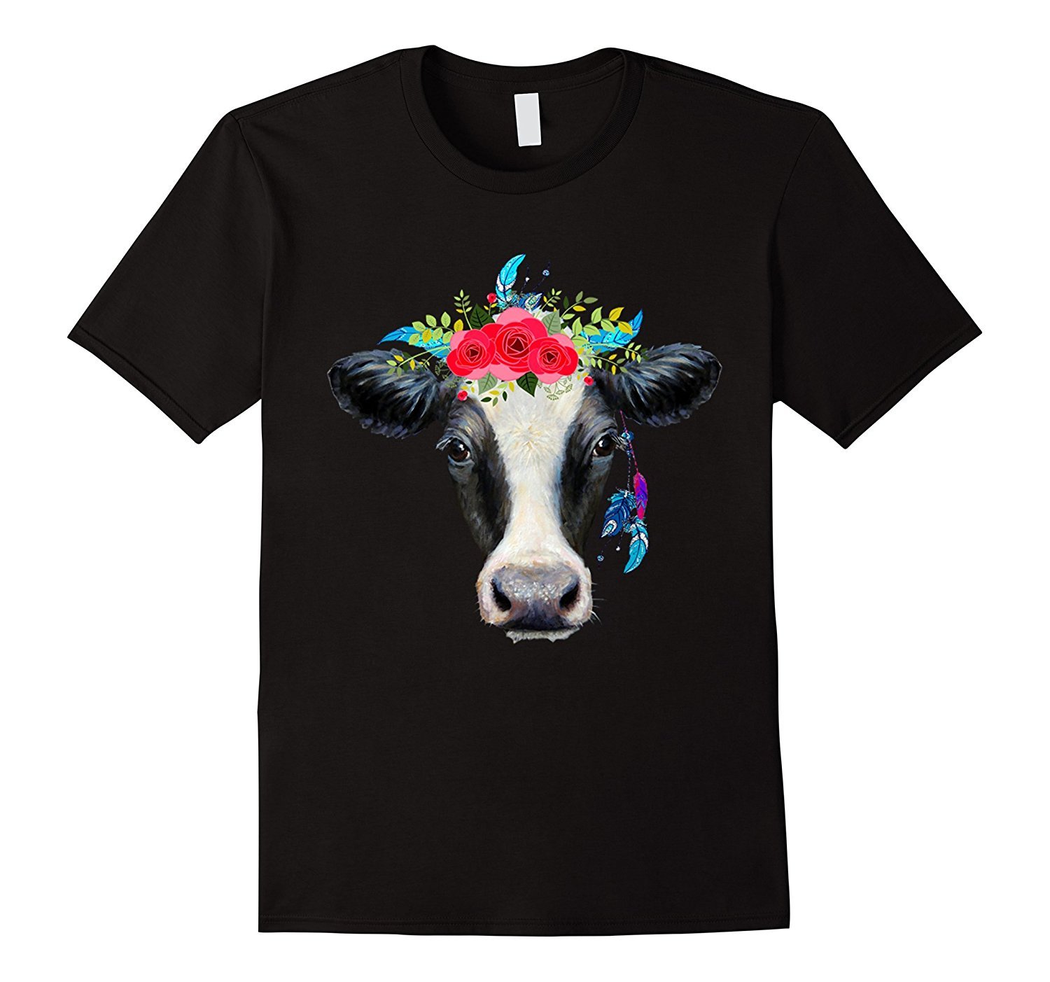 Hippie Cow Cute T-Shirt Hippie Cow Cute T-Shirt
