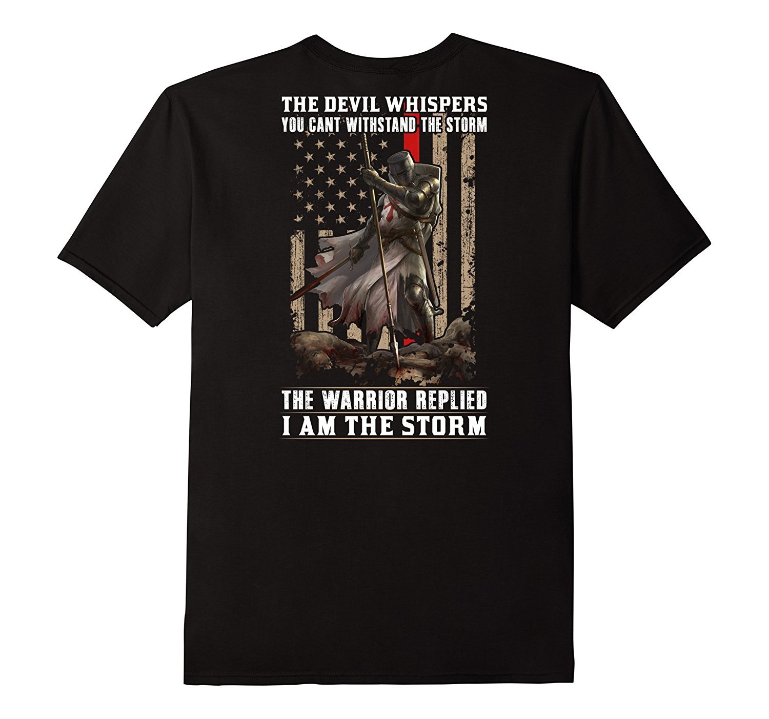 Knight Templar The Devil Whispers You Can’t T-Shirt