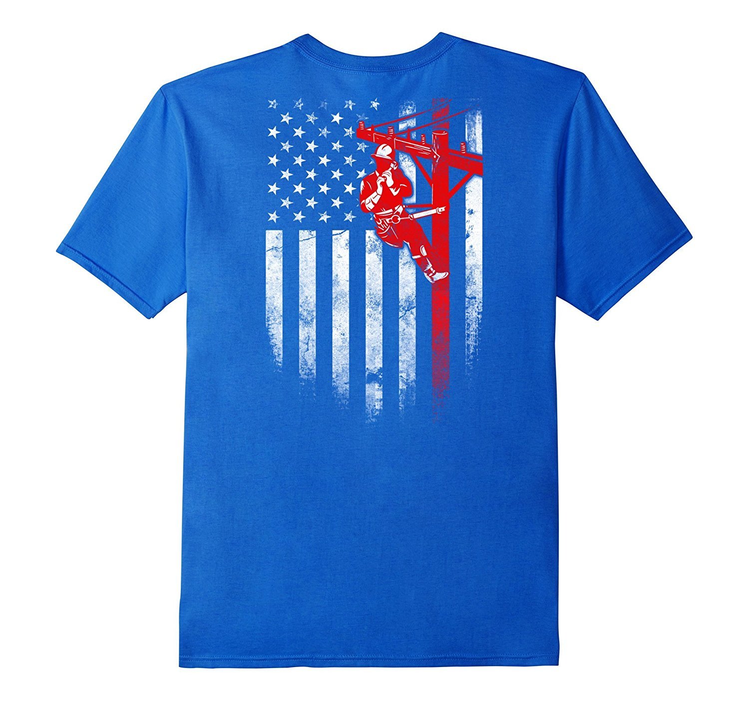 Mens Lineman Shirts Lineman American flag t shirt 2 » Cool Gifts for You - Mfamilygift Mens Lineman Shirts Lineman American flag t shirt 2