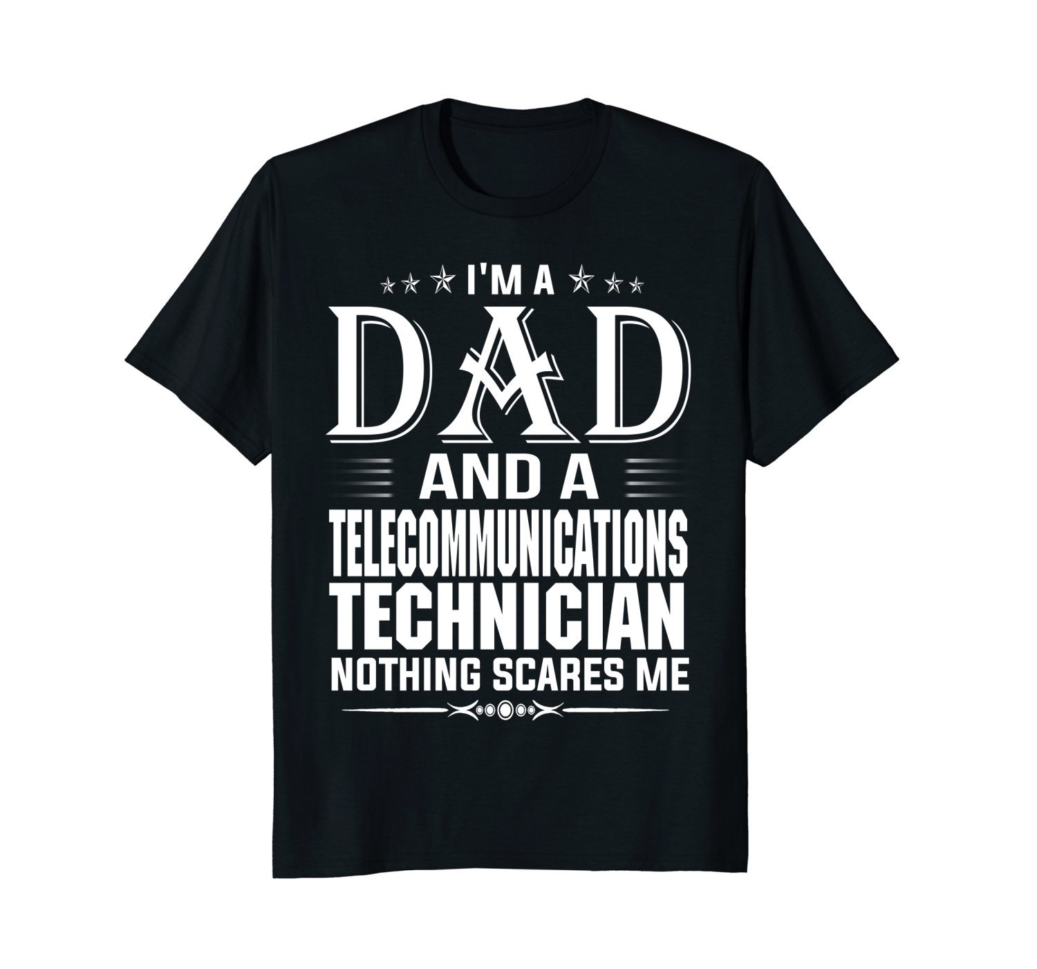 Mens Telecommunications Technician Funny Job Father’s Day Shirts