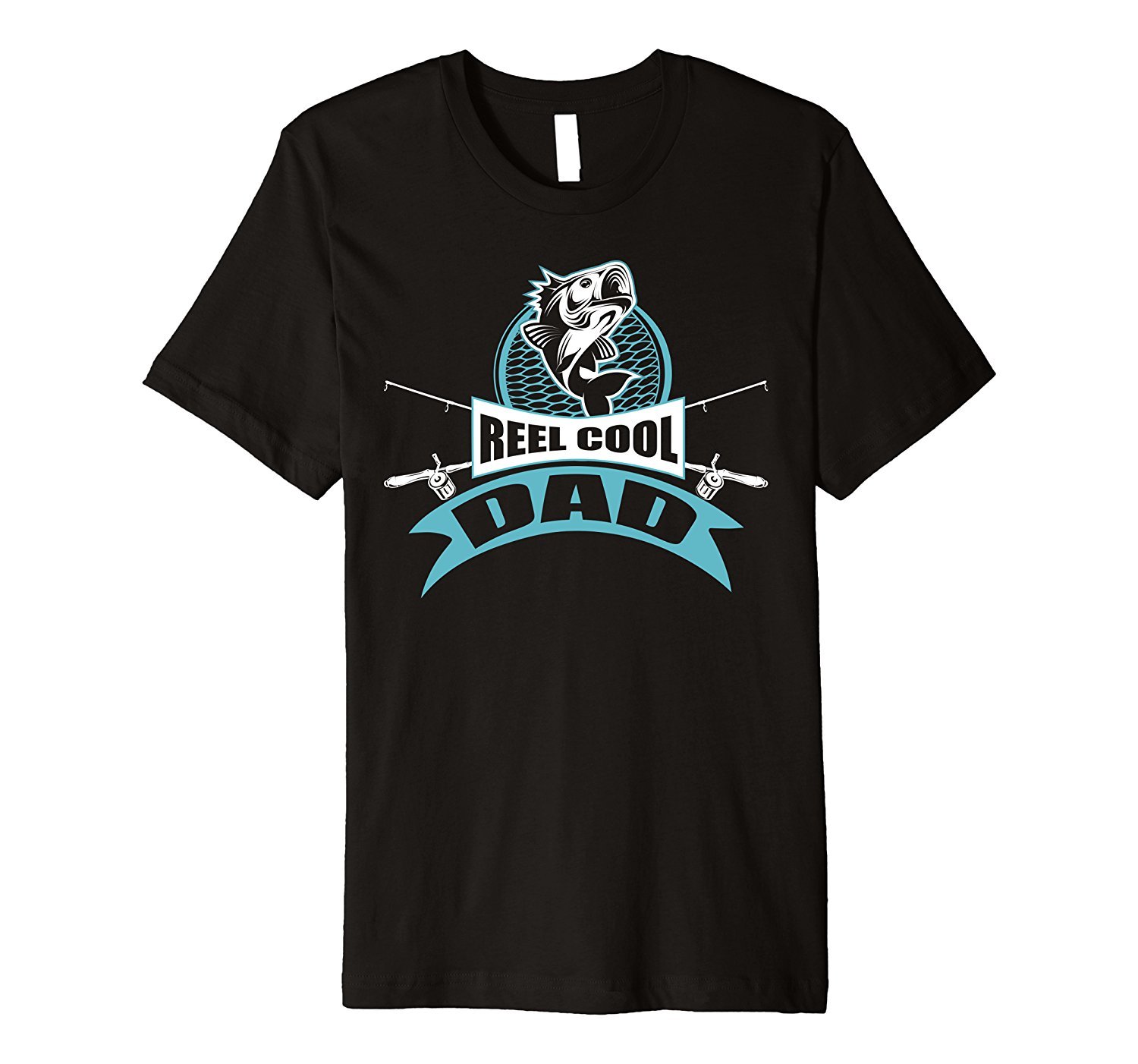 Reel Cool Dad Fishing Father’s Day Gift PREMIUM T-Shirt