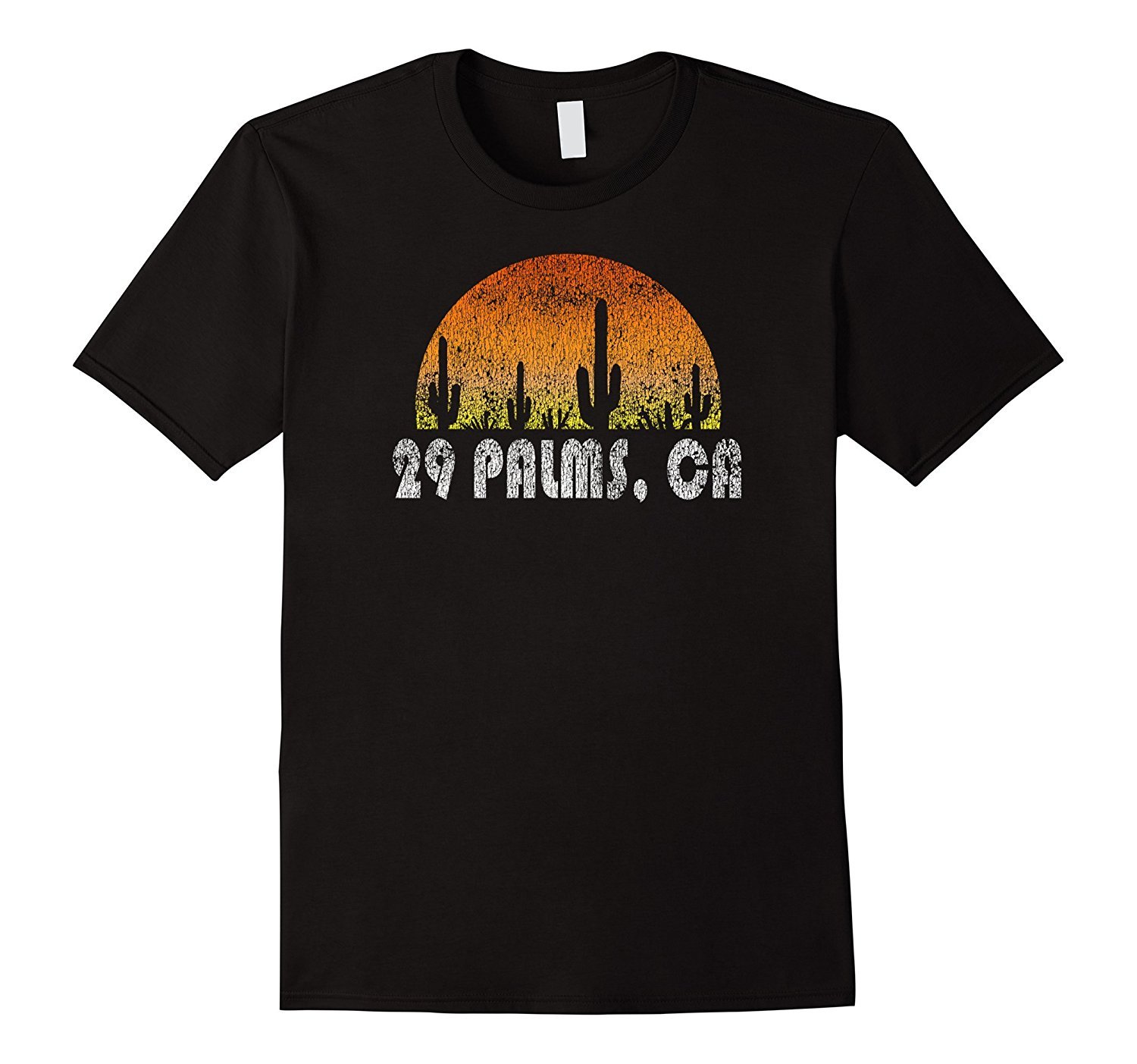 Retro 29 Palms California Desert Sunset Vintage T-Shirt