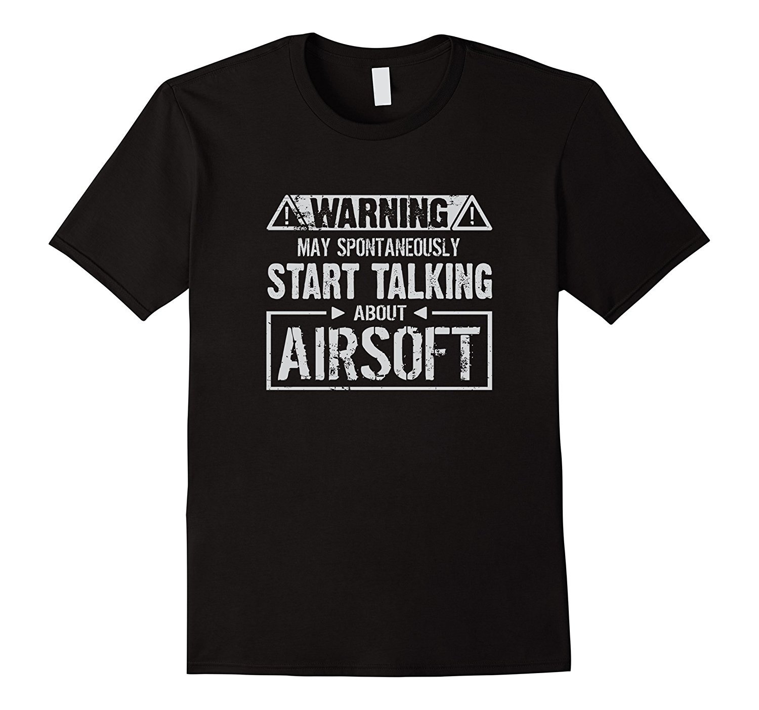 Warning! May Start Talking About Airsoft T-Shirt