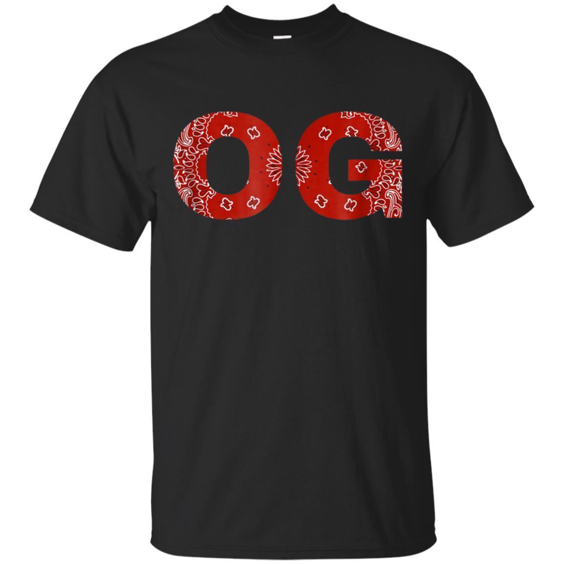 Og T Shirts For Men Shirt Original Gangster Bandana Print