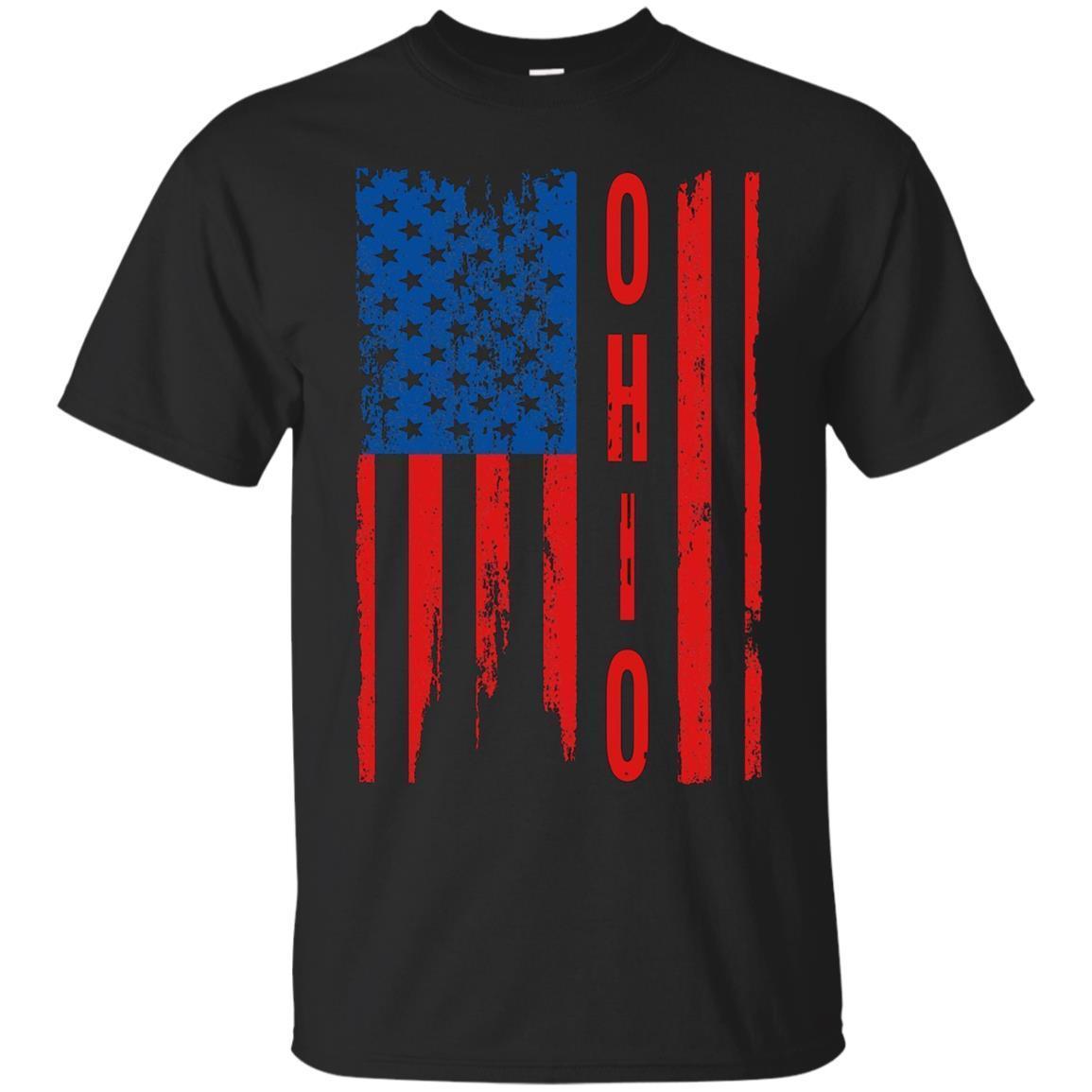 Ohio American Flag Ohio State T-shirt Ohio American Flag Ohio State T-shirt