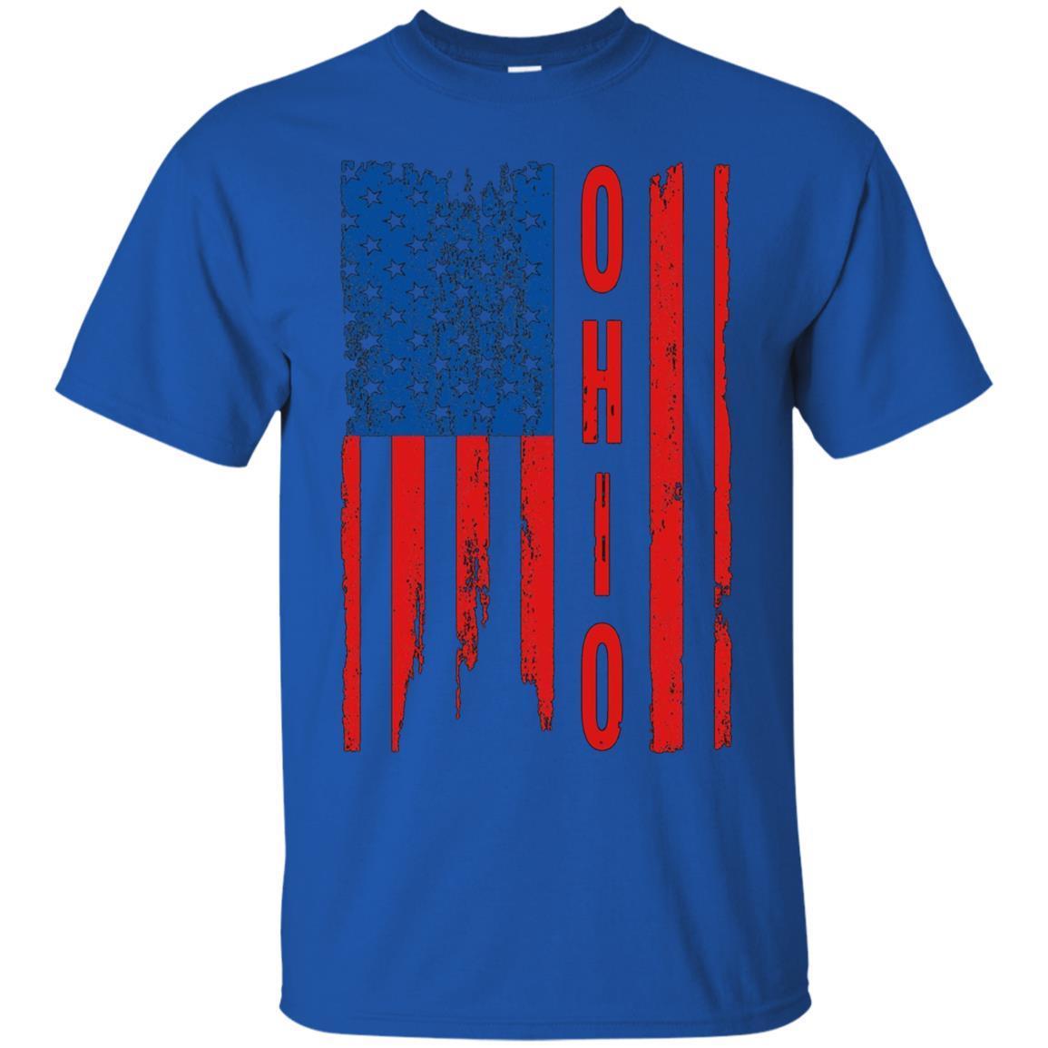 Ohio American Flag Ohio State T-shirt 3 » Cool Gifts for You - Mfamilygift Ohio American Flag Ohio State T-shirt 3