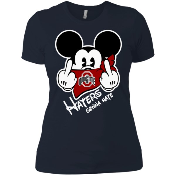 Ohio State Buckeyes Haters Gonna Hate Mickey Mouse Shirt Ladies’ Boyfriend Shirt 1 » Cool Gifts for You - Mfamilygift Ohio State Buckeyes Haters Gonna Hate Mickey Mouse Shirt Ladies’ Boyfriend Shirt 1