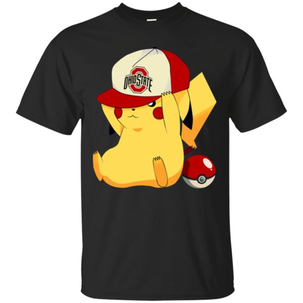 Ohio State Buckeyes Pikachu Pokemon T Shirt Cotton Shirt Ohio State Buckeyes Pikachu Pokemon T Shirt Cotton Shirt